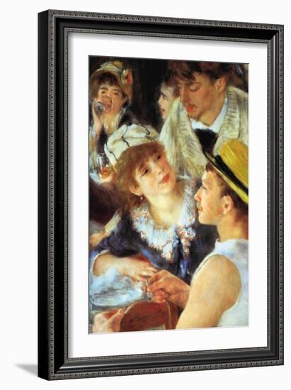 Lunch On The Boat Party, Detail-Pierre-Auguste Renoir-Framed Art Print