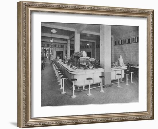 Lunch room, George Washington Hotel, Washington, Pennsylvania, 1923-null-Framed Photographic Print