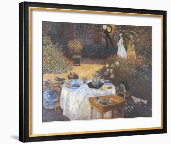 Lunch-Claude Monet-Framed Art Print