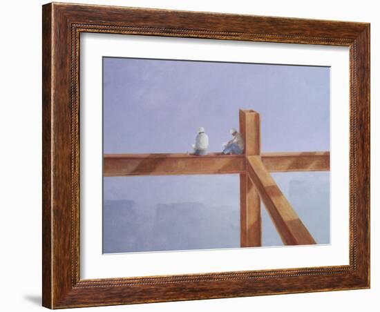 Lunchbreak, 1985-Lincoln Seligman-Framed Giclee Print