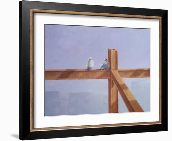 Lunchbreak, 1985-Lincoln Seligman-Framed Giclee Print