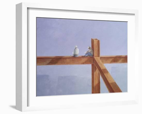 Lunchbreak, 1985-Lincoln Seligman-Framed Giclee Print