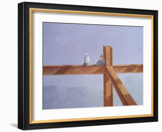 Lunchbreak, 1985-Lincoln Seligman-Framed Giclee Print