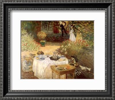 Luncheon in the Garden' Art Print - Claude Monet