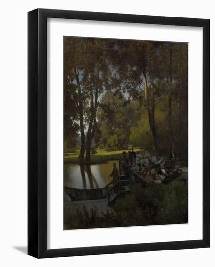 Luncheon in the Park-Pyotr Alexandrovich Sukhodolsky-Framed Giclee Print