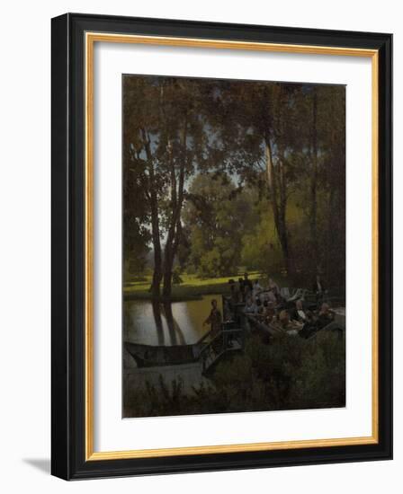 Luncheon in the Park-Pyotr Alexandrovich Sukhodolsky-Framed Giclee Print