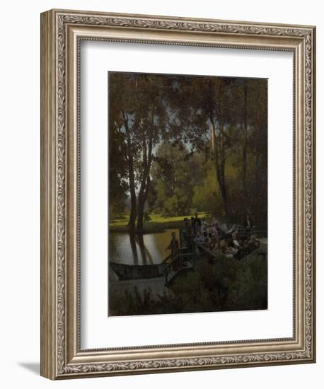 Luncheon in the Park-Pyotr Alexandrovich Sukhodolsky-Framed Giclee Print