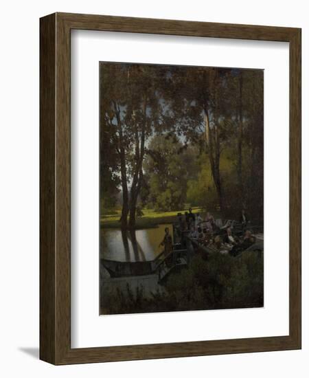 Luncheon in the Park-Pyotr Alexandrovich Sukhodolsky-Framed Giclee Print