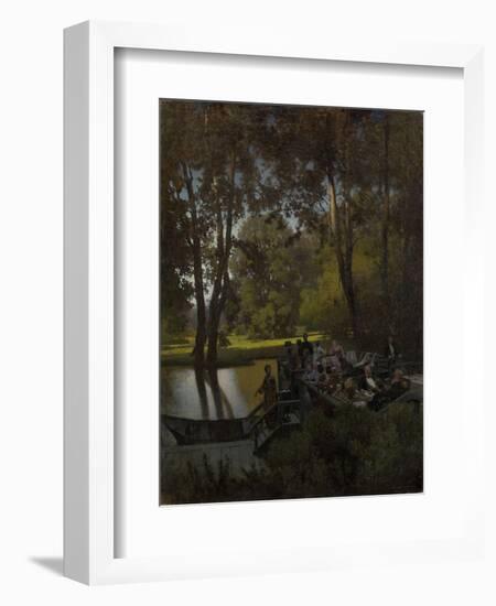 Luncheon in the Park-Pyotr Alexandrovich Sukhodolsky-Framed Giclee Print