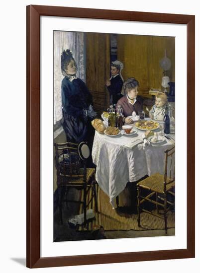 Luncheon (Le Déjeuner), 1868-Claude Monet-Framed Giclee Print