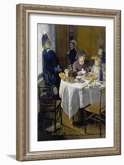 Luncheon (Le Déjeuner), 1868-Claude Monet-Framed Giclee Print