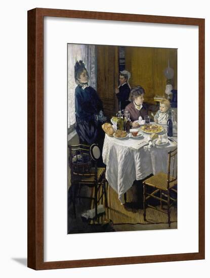 Luncheon (Le Déjeuner), 1868-Claude Monet-Framed Giclee Print