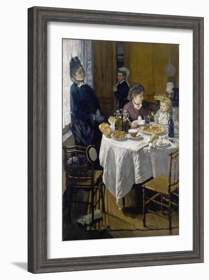 Luncheon (Le Déjeuner), 1868-Claude Monet-Framed Giclee Print