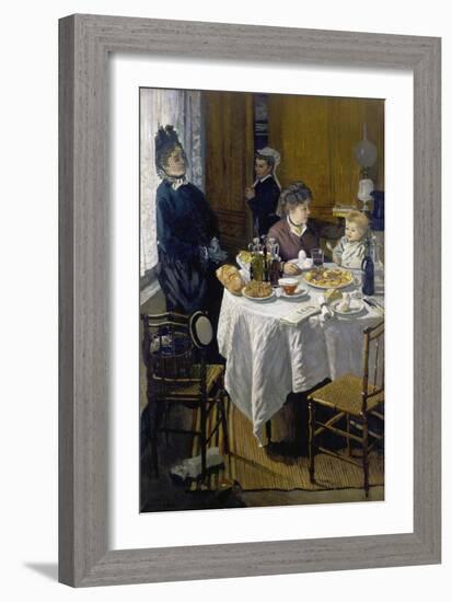 Luncheon (Le Déjeuner), 1868-Claude Monet-Framed Giclee Print