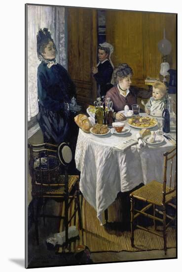 Luncheon (Le Déjeuner), 1868-Claude Monet-Mounted Giclee Print