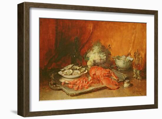 Luncheon of Lent-Guillaume Romain Fouace-Framed Giclee Print