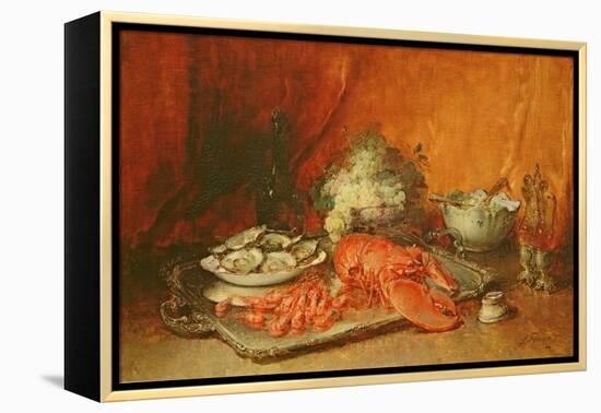 Luncheon of Lent-Guillaume Romain Fouace-Framed Premier Image Canvas