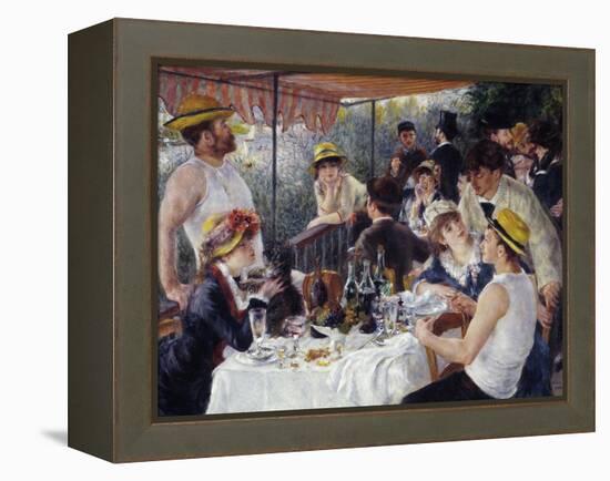 Luncheon of the Boating Party, 1880-81-Pierre-Auguste Renoir-Framed Stretched Canvas