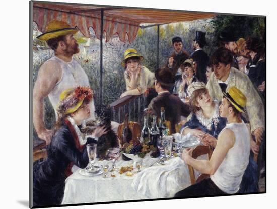 Luncheon of the Boating Party, 1880-81-Pierre-Auguste Renoir-Mounted Art Print