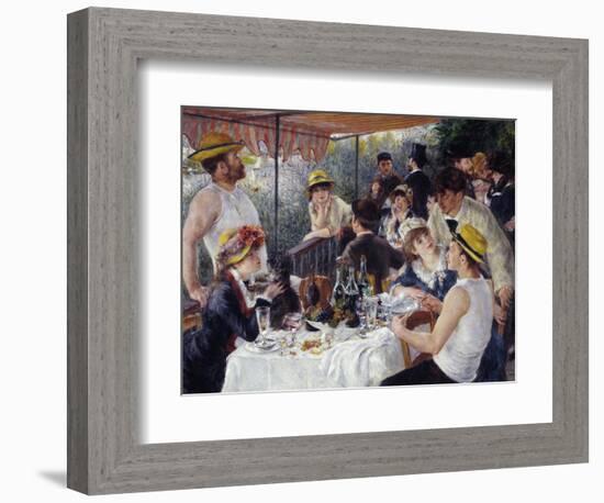 Luncheon of the Boating Party, 1880-81-Pierre-Auguste Renoir-Framed Premium Giclee Print