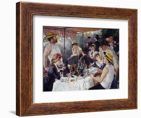 Luncheon of the Boating Party, 1880-81-Pierre-Auguste Renoir-Framed Premium Giclee Print