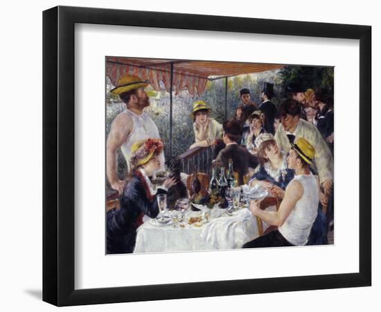 Luncheon of the Boating Party, 1880-81-Pierre-Auguste Renoir-Framed Premium Giclee Print