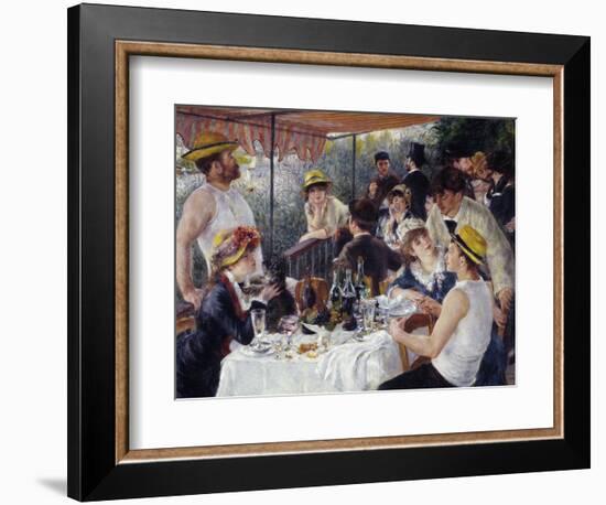 Luncheon of the Boating Party, 1880-81-Pierre-Auguste Renoir-Framed Art Print