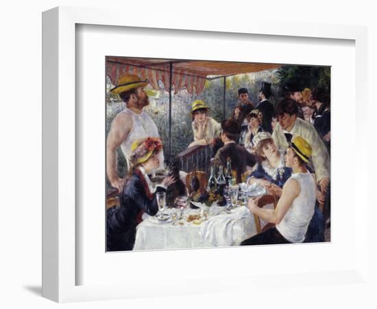 Luncheon of the Boating Party, 1880-81-Pierre-Auguste Renoir-Framed Art Print