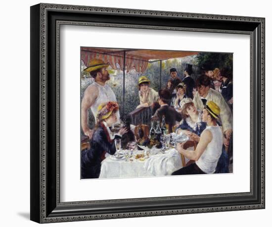 Luncheon of the Boating Party, 1880-81-Pierre-Auguste Renoir-Framed Art Print