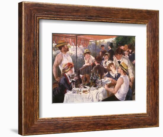 Luncheon of the Boating Party-Pierre-Auguste Renoir-Framed Art Print