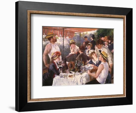 Luncheon of the Boating Party-Pierre-Auguste Renoir-Framed Art Print