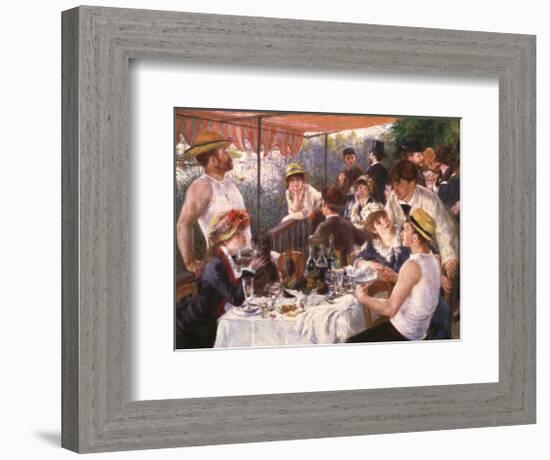 Luncheon of the Boating Party-Pierre-Auguste Renoir-Framed Art Print