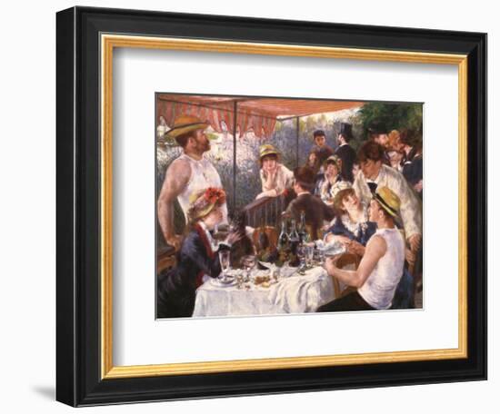 Luncheon of the Boating Party-Pierre-Auguste Renoir-Framed Art Print