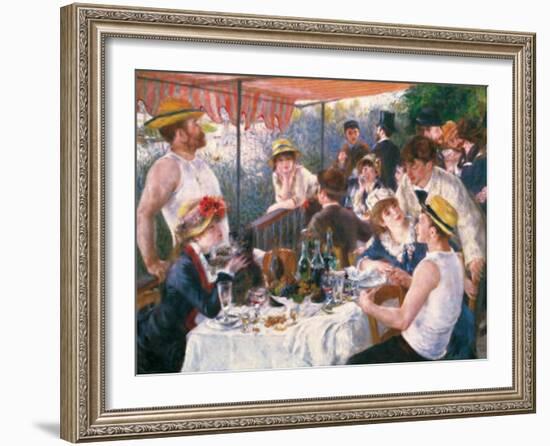 Luncheon of the Boating Party-Pierre-Auguste Renoir-Framed Art Print