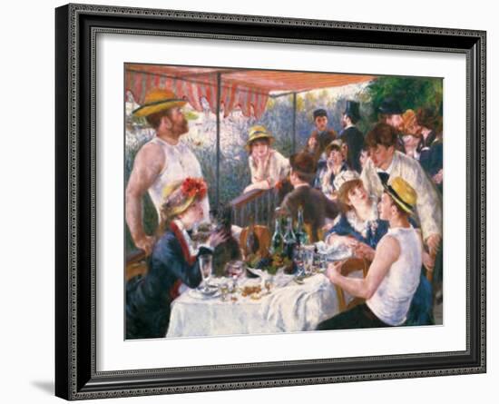 Luncheon of the Boating Party-Pierre-Auguste Renoir-Framed Art Print