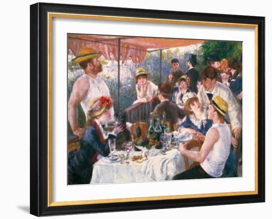 Luncheon of the Boating Party-Pierre-Auguste Renoir-Framed Art Print