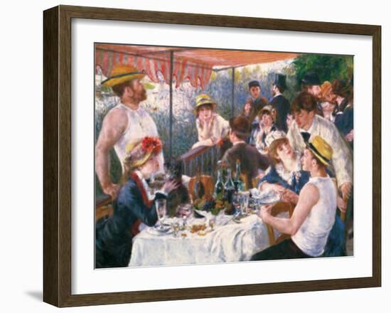 Luncheon of the Boating Party-Pierre-Auguste Renoir-Framed Art Print