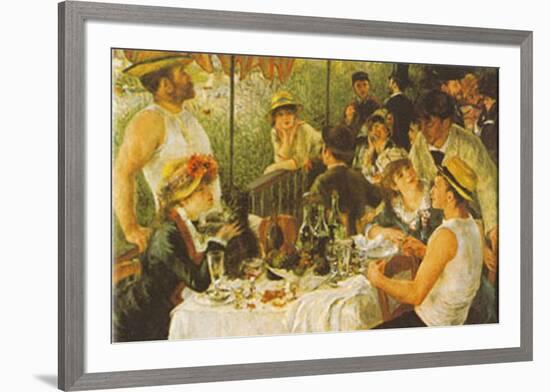 Luncheon of the Boating Party-Pierre-Auguste Renoir-Framed Art Print