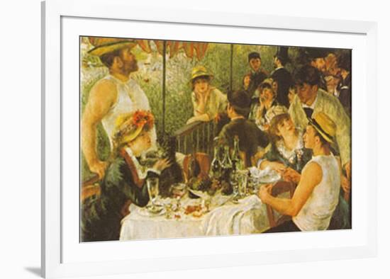 Luncheon of the Boating Party-Pierre-Auguste Renoir-Framed Art Print