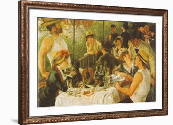 Luncheon of the Boating Party-Pierre-Auguste Renoir-Framed Art Print