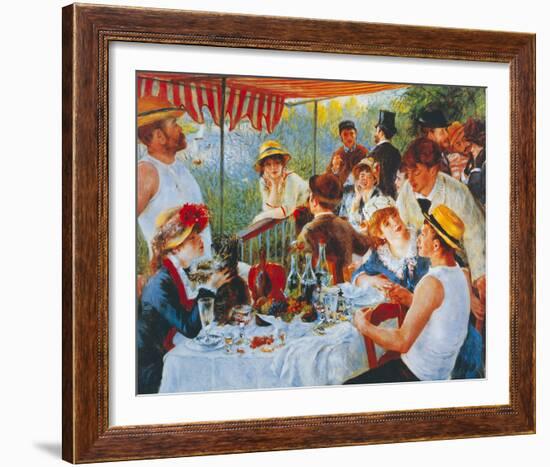 Luncheon Of The Boating Party-Pierre-Auguste Renoir-Framed Giclee Print