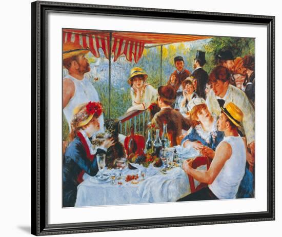 Luncheon Of The Boating Party-Pierre-Auguste Renoir-Framed Giclee Print