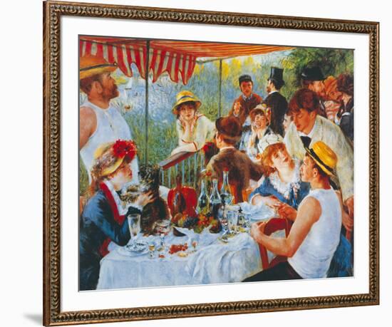 Luncheon Of The Boating Party-Pierre-Auguste Renoir-Framed Giclee Print