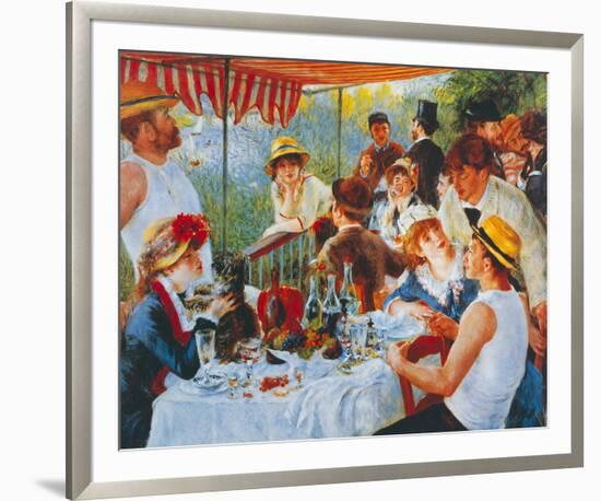 Luncheon Of The Boating Party-Pierre-Auguste Renoir-Framed Giclee Print