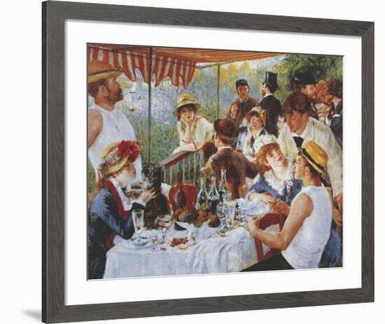 Luncheon Of The Boating Party-Pierre-Auguste Renoir-Framed Premium Giclee Print