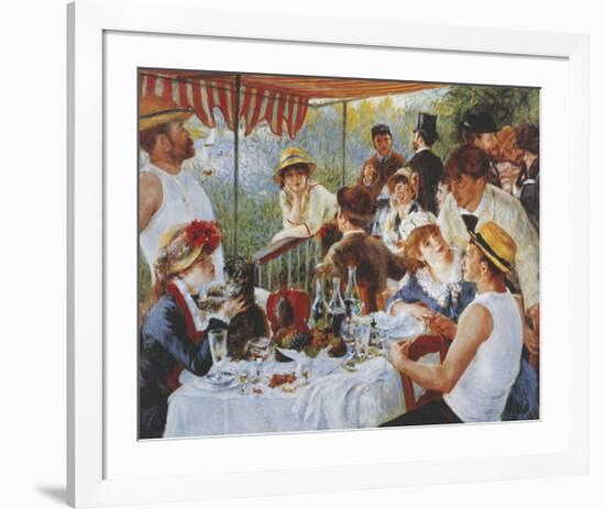 Luncheon Of The Boating Party-Pierre-Auguste Renoir-Framed Premium Giclee Print