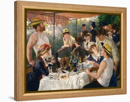 Luncheon of the Boating Party-Pierre-Auguste Renoir-Framed Premier Image Canvas