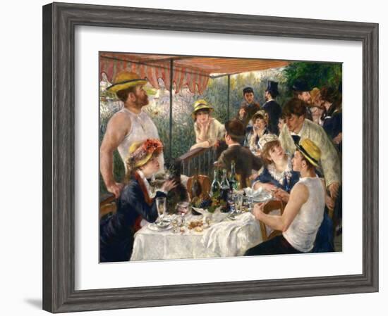 Luncheon of the Boating Party-Pierre-Auguste Renoir-Framed Giclee Print