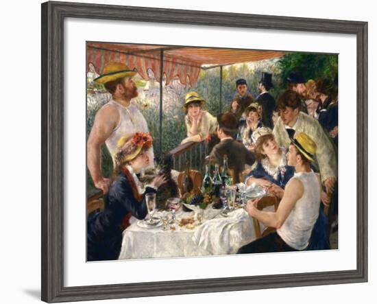 Luncheon of the Boating Party-Pierre-Auguste Renoir-Framed Giclee Print