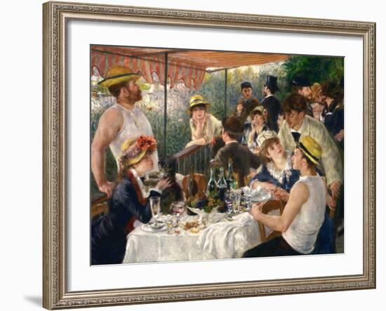 Luncheon of the Boating Party-Pierre-Auguste Renoir-Framed Giclee Print